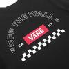 Vans Alphabet Logo Casual Sport Short Sleeve T-Shirt Men Tops Black VN0A48ATBLK
