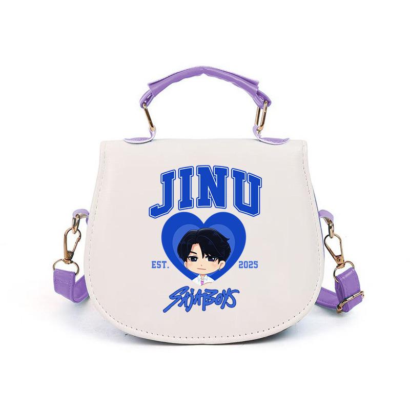 Kpop Animation Cartoon Printing Korean Version Of The Trend Handbag Multi-Function Portable Shoulder Messenger Bag