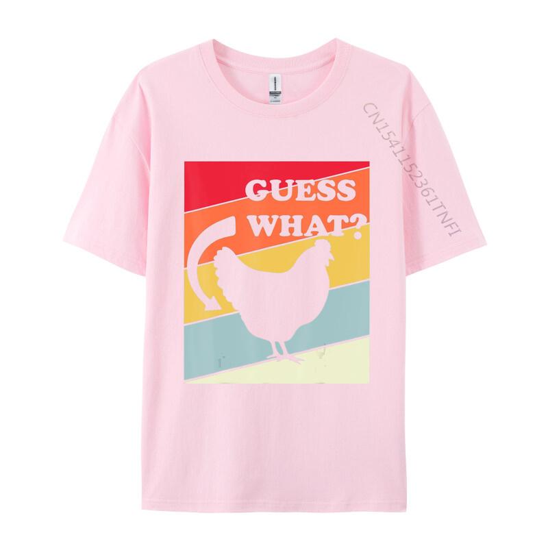 Guess What Chicken Butt TShirt Humor Hilarious Rooster Youth Tops T Shirt Printed T Shirts Cotton Hip Hop