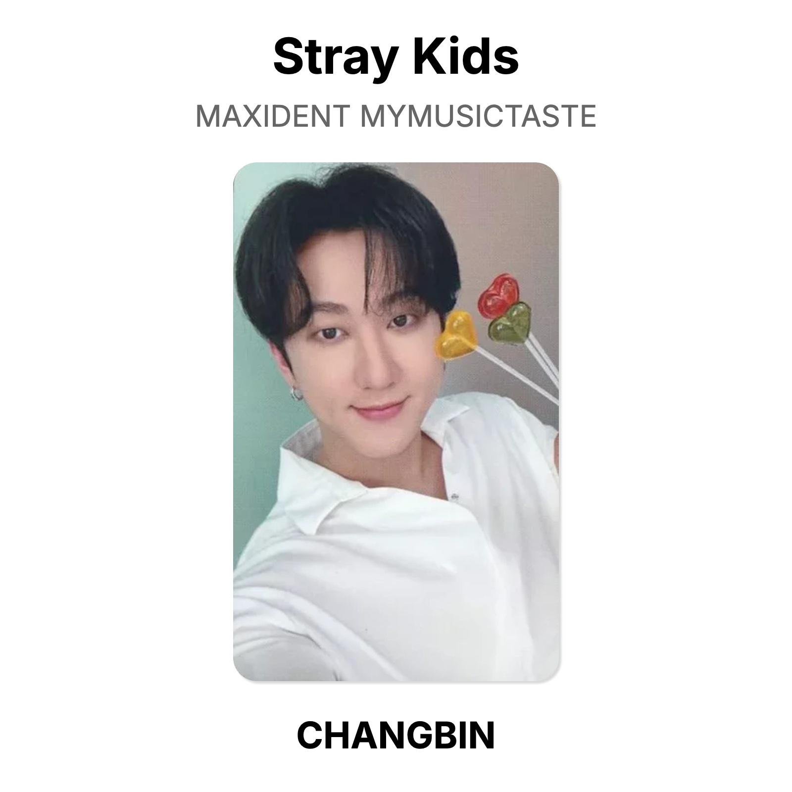 Stray Kids MAXIDENT MYMUSICTASTE Official Photocard CHANGBIN