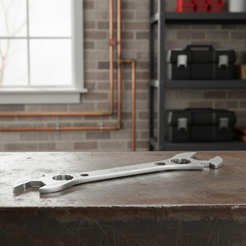 Llave de Doble Boca Abierta para Técnico de Aire Acondicionado para Mantenimiento y Reparaciones de Equipos HVAC