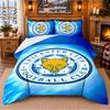 Leicester City Pattern Bedding 3Pcs Set Bed Sheet And Pillowcases For Indoor Bedroom