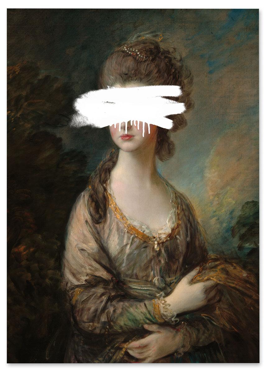 

Obraz na płótnie portret spray pop art 50x70 cm