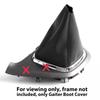 1pc Leather Gear Stick Gaiter Boot Cover Black Stitch For HONDA CRV CR-V 2006+