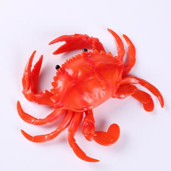 Simulated Lobster Model Squeaky Realistic Stress Relief Crab Squeeze Toy Home Office Desktop Decoration Photo Props