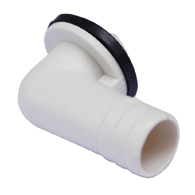 Drain Hose Connector Diamater 19mm/0.75Inch Drain Hose Connector Replacement with Rubber Rings Easy To Install