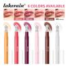 6 Farben Lipgloss Langhaltende Lippenstifte Make-up Transparenter Lipgloss Pflege der Lippen Kosmetik Tönung Öl Aufpolsternd Feuchtigkeitsspendend Oliven Honig Lippenstift