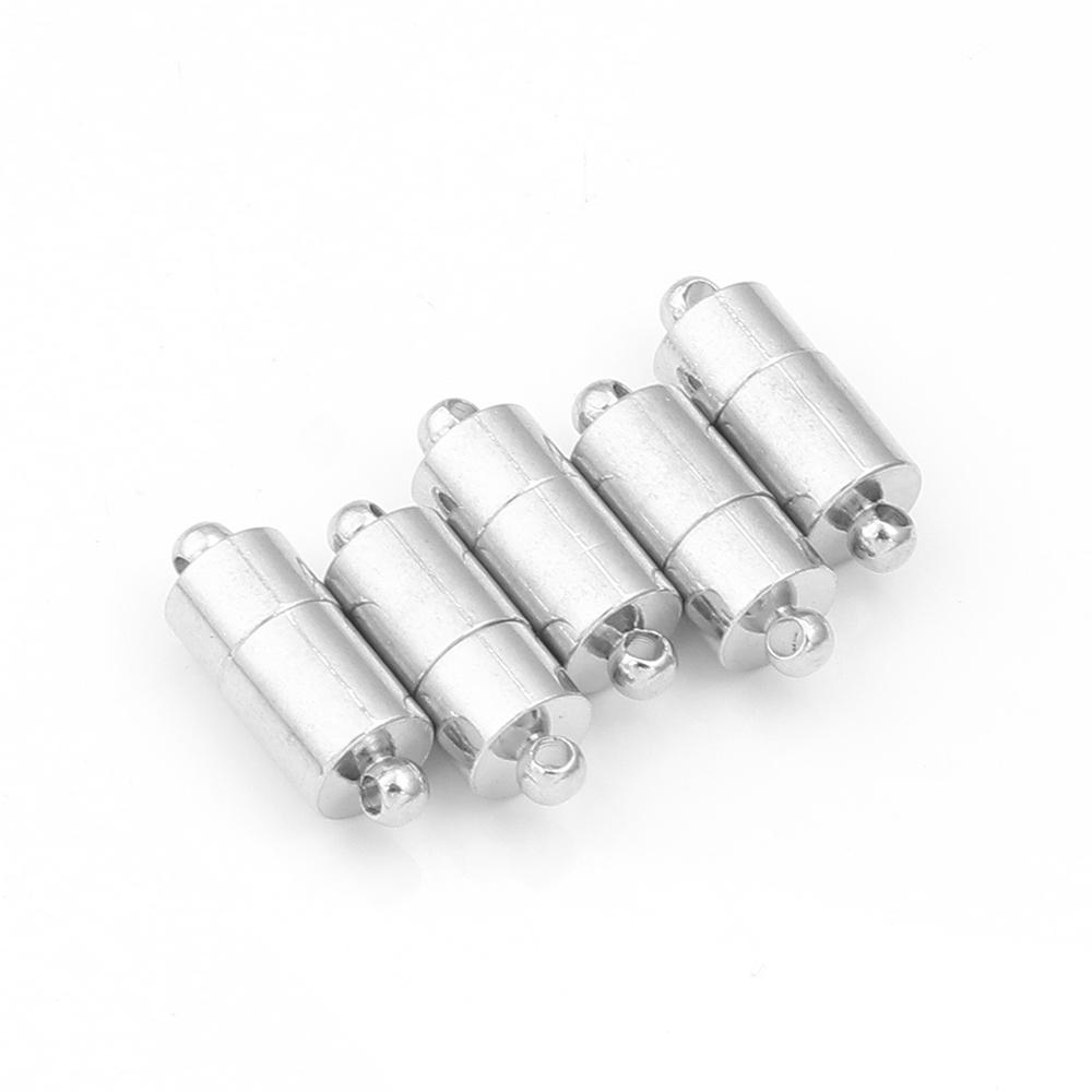 5 Stück/Los Starke Magnetische Verschlüsse Kupferbeschichtet Magnet Endverschluss Verbinder Für Schmuckherstellung DIY Lederband Armbänder Halskette