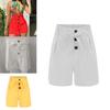 Stylish Women's High Waisted Button Shorts For Summer Casual Loungewear Comfort