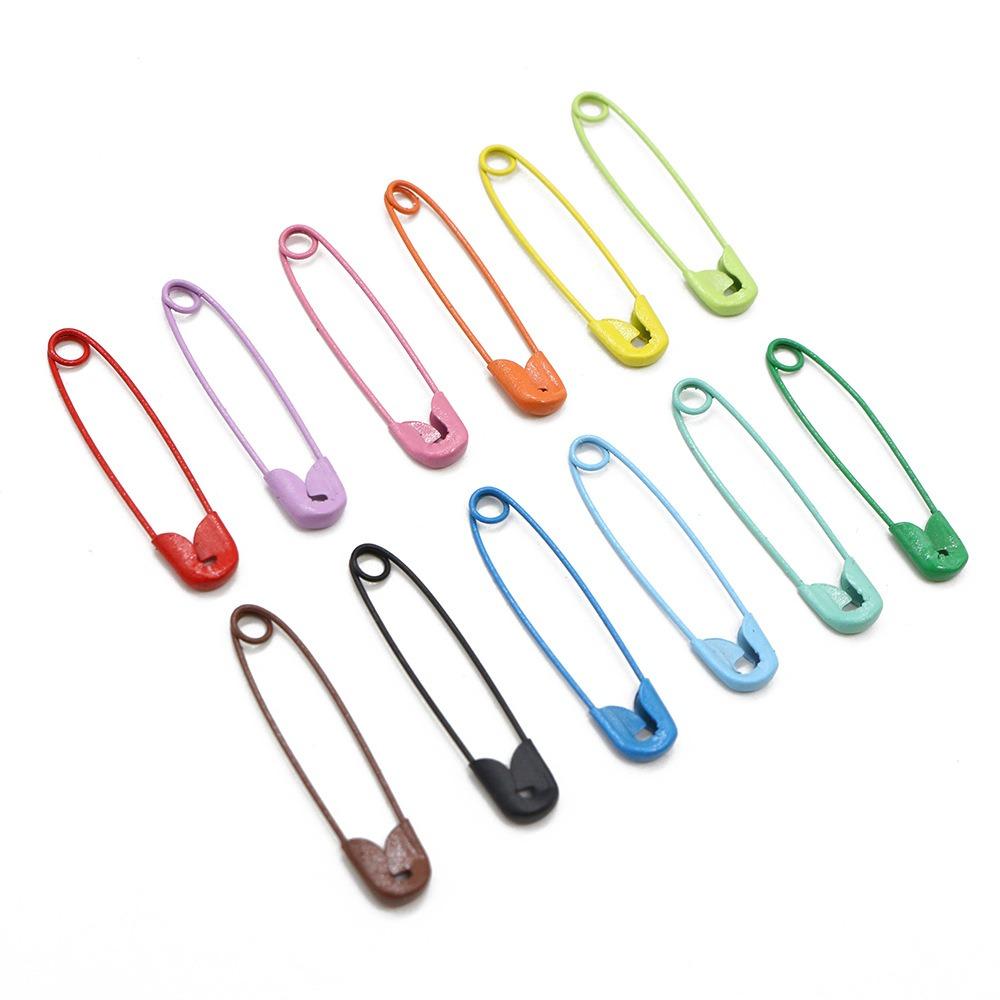 Nickel-Plated Steel Small Safety Pins 32mm/1.26inch Clothes Pins Assorted  Sewing Crafts