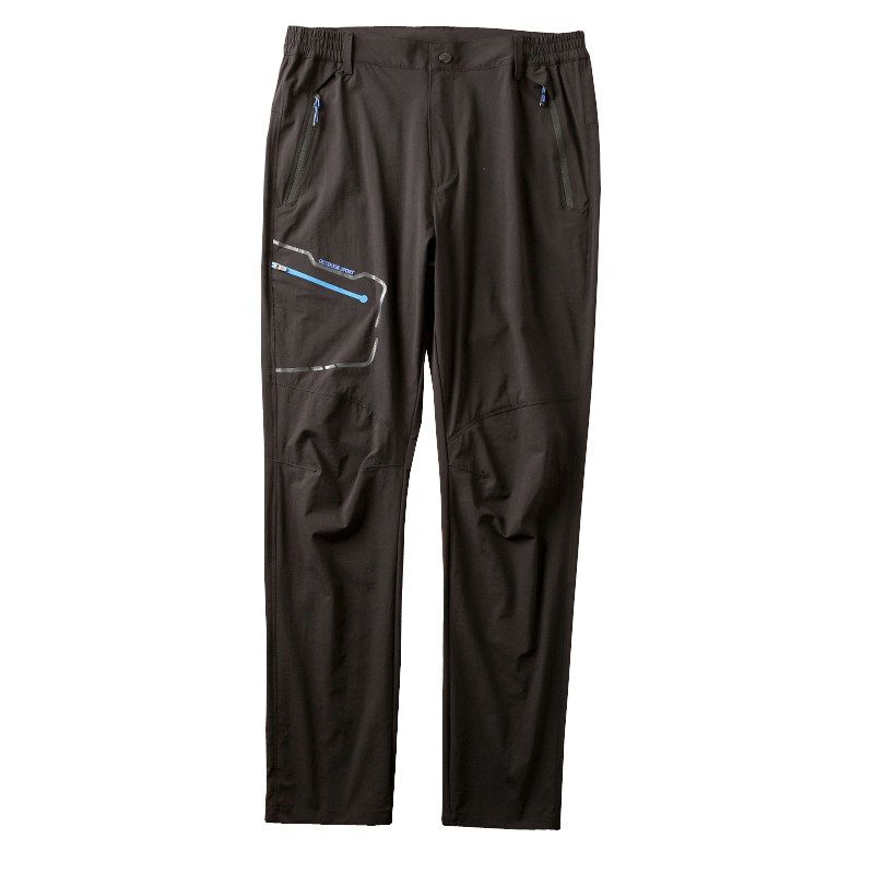 Outdoor Hiking Pants! Men's Clothing Factory Surplus, Spring/Summer Thin Elastic Straight-Leg Casual Pants