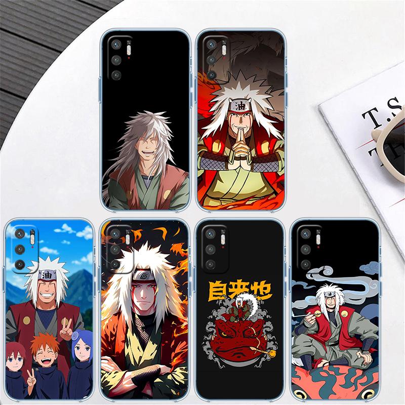 RA22 NARUTO Jiraiya Transparente Handyhülle für Motorola Moto G7 G8 G9 G84 G85 G73 G24 G15 Z2 Play Power Plus