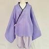 Wanderer Cosplay Costume Textured Fabric Kunikuzushi Kimono With Headscarf  For Anime Comic Con Balladeer Scaramouche Outfits