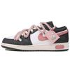 Jordan Air Jordan 1 Low top Vintage Basketball Shoes Women's Black Pink DX4374-008(Team27-GSS-BOX)