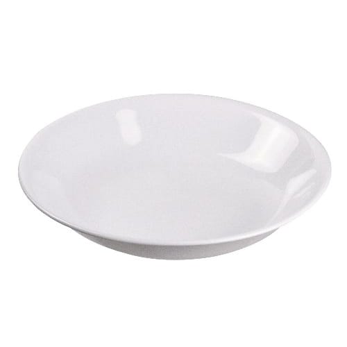 Corelle Plates, 17cm Diameter X 3cm Height, Shatter-Resistant, Lightweight, Winter Frost White, Deep Small Plates J413-N, Set of 5, CP-9635