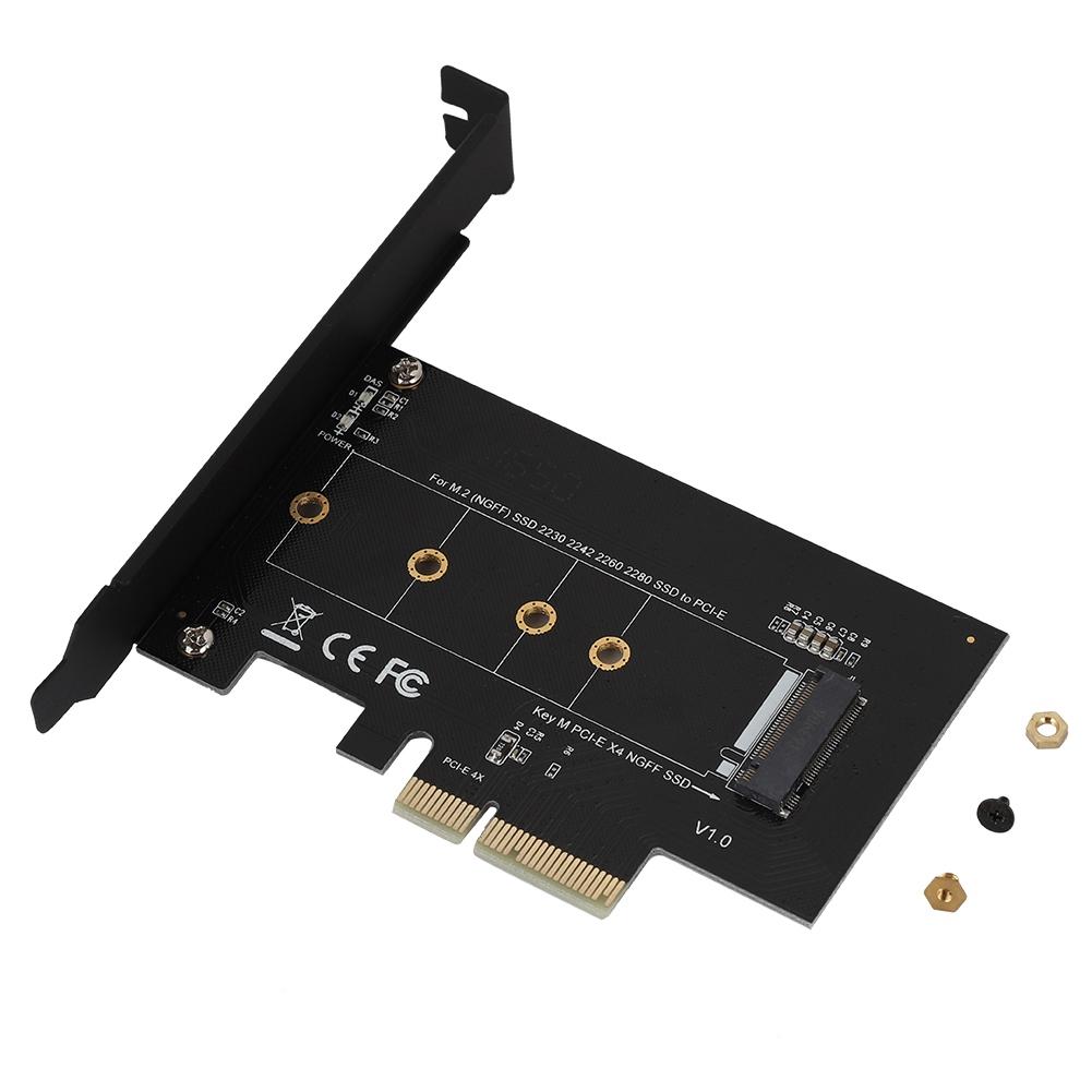 

M.2 to PCI-E3.0 X4 Expansion Card Connector Converter M Key for M2 NGFF NVME SSD Hard Drive