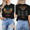 Journey Final Frontier Tour 2026 Koszulka Retro Koszulka Zespołu Rockowego Koszulka Unisex