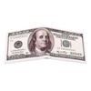 Creative US Dollar Pattern Simulation Banknote Wallet Money Clip Card Bag Men's Short PU Zero Purses Cash Coin Holder