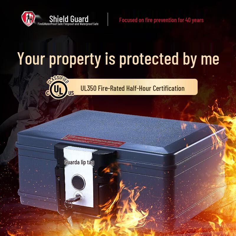 GUARDA 2017C Fireproof Waterproof Safe with Key Lock