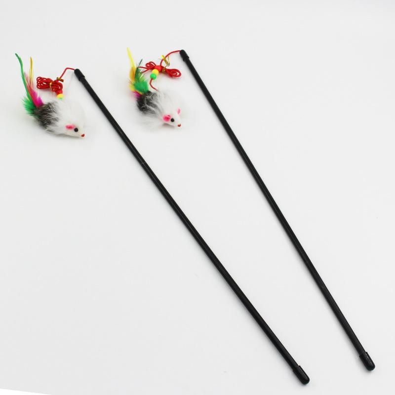Interactive Cat Teaser Toy: Sounding Mouse & Simulation Fish Exercise Pole