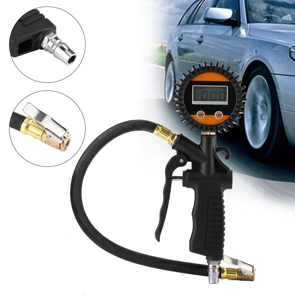 Universal Car Motorcycle Digital Tire Inflator Pump Gun Tyre Pressure Gauge Air Inflation