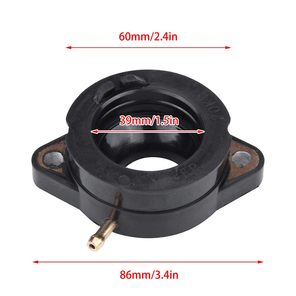 Sr400 Inmani Carburetor Intake Manifold Boots, Qiilu Carburetor Boot Joint Motorcycle Carburetor Manifold Intake
