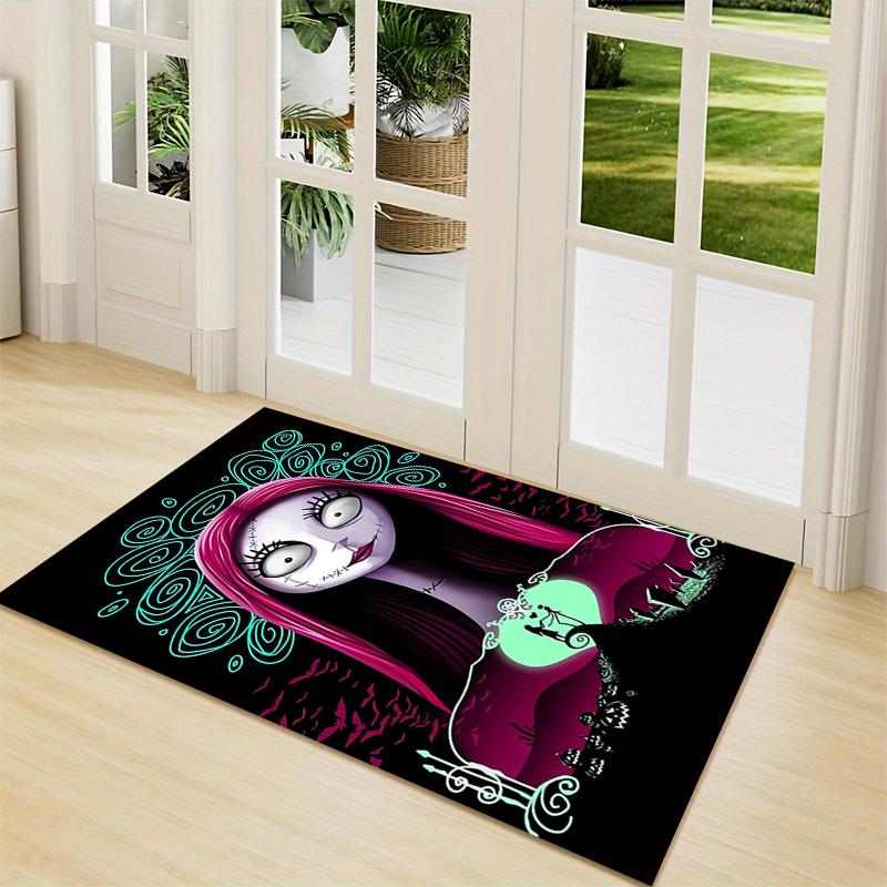 Nightmare Before Christmas Carpet Rug Soft Washable Anti Slip Home Living Room Sofa Mats Personalized Christmas Rug