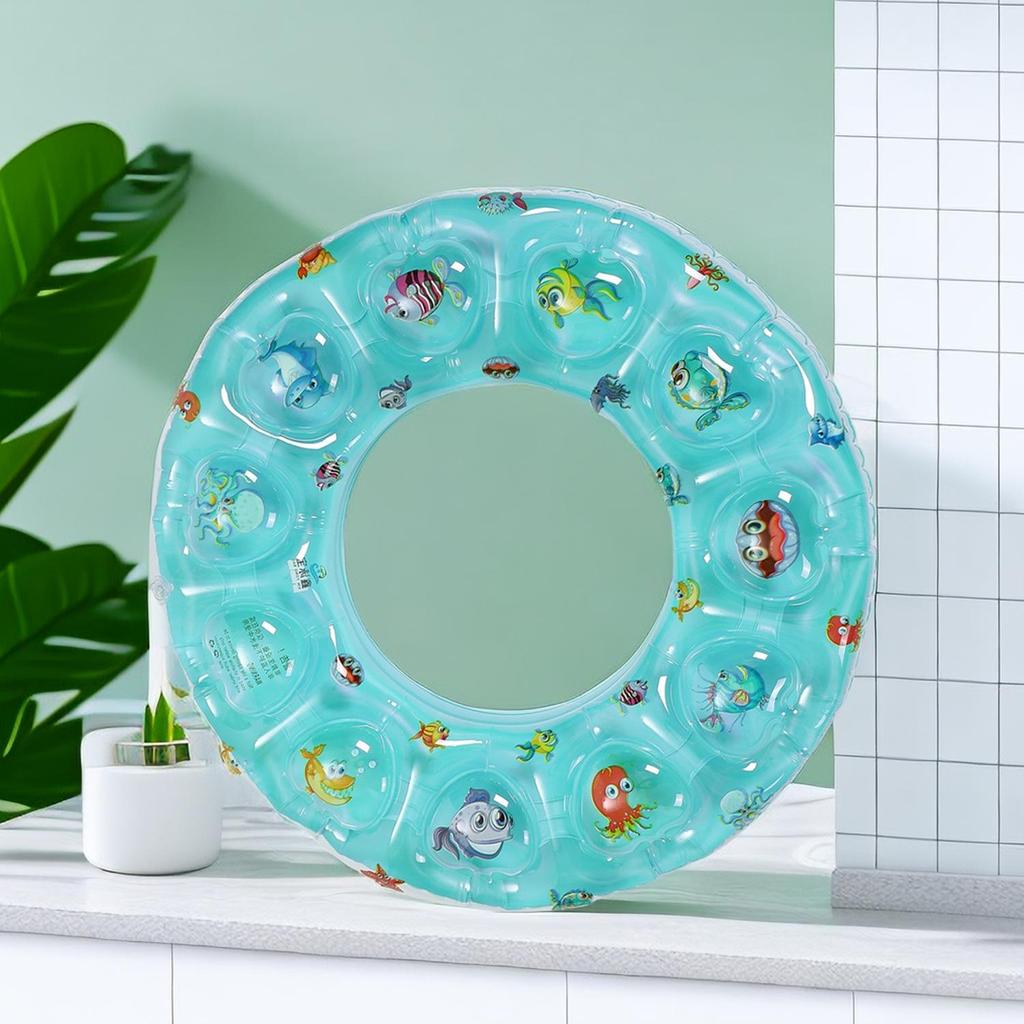 Eco-friendly PVC Double-Layer Inflatable Swim Ring for Kids