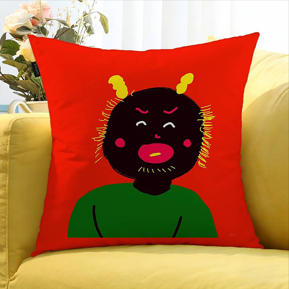 Funny and weird World Various Sizes Square Pillow Case For Car Home Bedchamber Decor