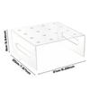 15/16/21 Holes Acrylic Lollipop Display Stand Acrylic Rectangle Shape Durable Holder Wedding Party Candy Dessert Stick Holder