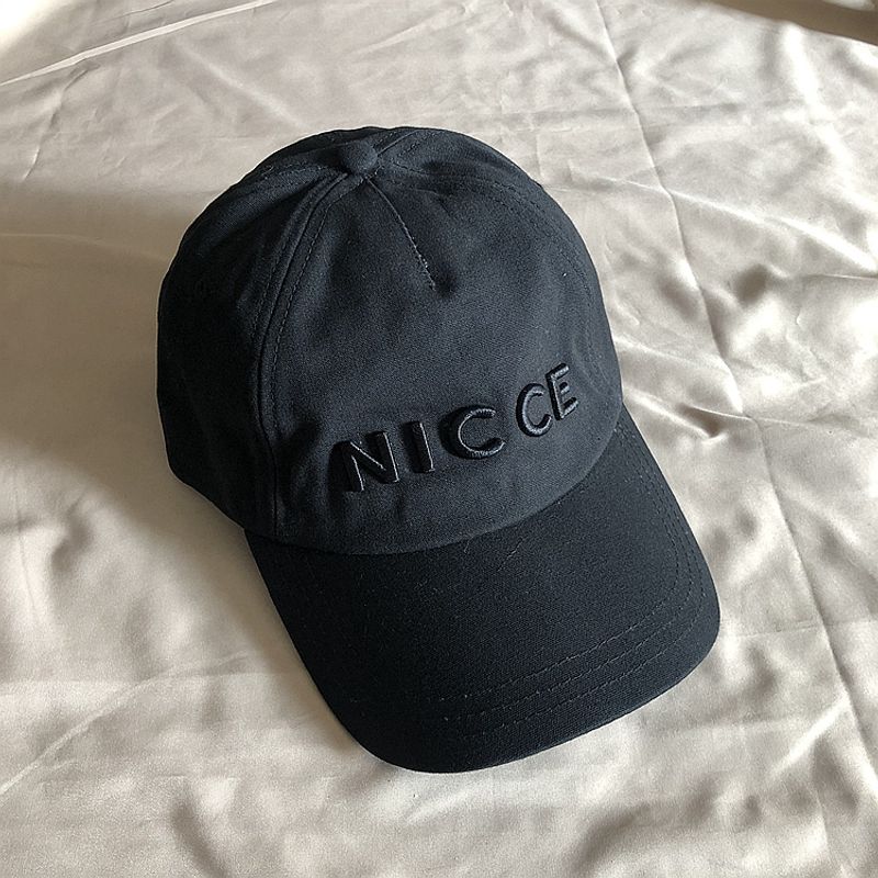 

Hatdad New Arrival Black British Trendy Wide Brim Soft Peaked Cap Stemma Cap Men and Women Neutral Black Adjustable