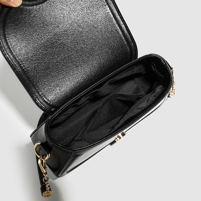 Niche Bag New Texture Saddle Bag Shoulder Armpit Bag Retro Fashion Small Square Bag