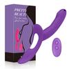 7 Speeds Strapless Strapon Dildo Vibrator Female Double Vibrating G Spot Adult Sex Toys for Women Couple Anal Prostate Massager