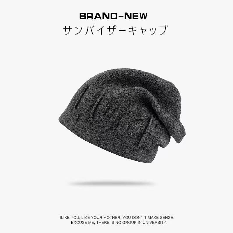 Pullover pile hat women's autumn and winter fashion show a small face, windproof and cold protection, ear protection, retro baotou hat tide adult