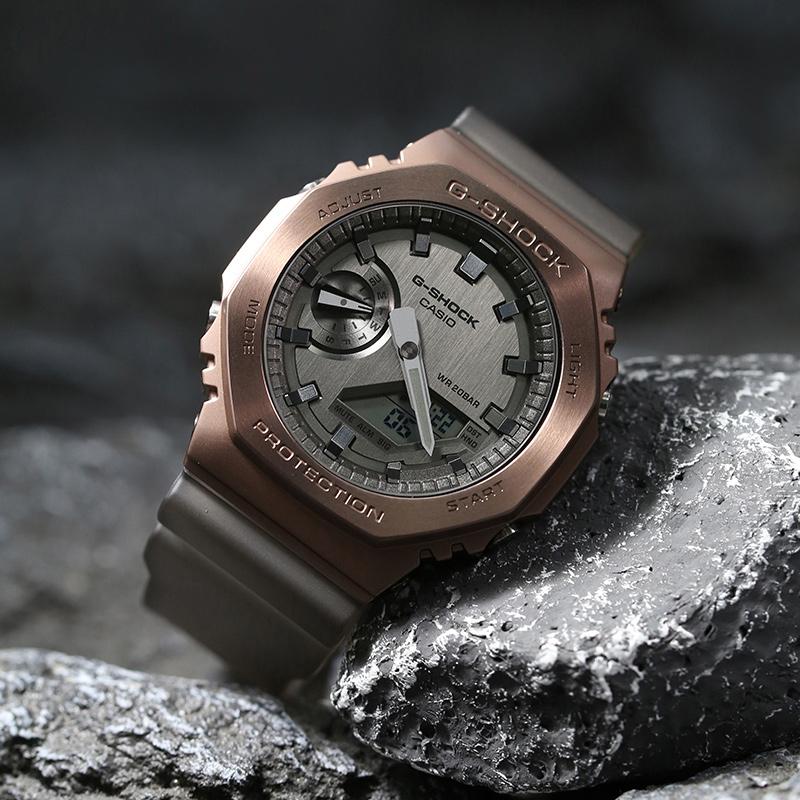 CASIO Men Full Metal Series Watch GM-2100MF-5APR GM-2100MF-5APR