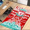 Liverpool Football Club Printed Carpet, for Office Chair Living Room Bedroom Kitchen Room Decor Gifts.