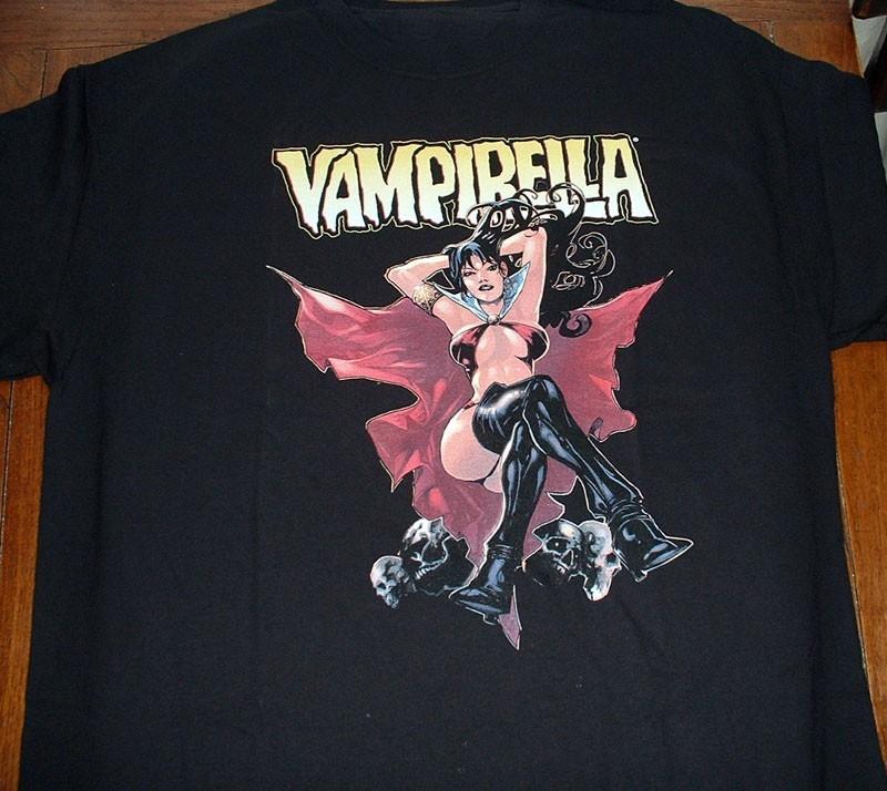 Vampirella Movie Halloween TShirt Black Unisex S-5XL 1V0396 Unisex T-Shirt L