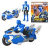 Novos Brinquedos de Moto Transformáveis dos Rangers Mini Force V com Som e Luz Figura de Ação Mini Force X Brinquedo de Moto