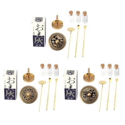 Incense Burner Censer Tool Set Making Kit Press Powder Fennel Aroma Furnace