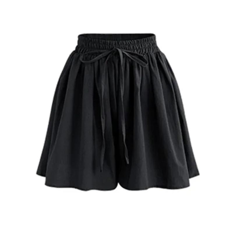 Summer Women Shorts High Waist Loose Short Slacks