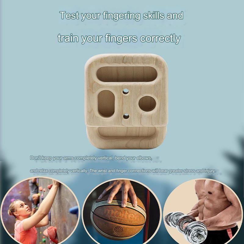 2 Pcs Climbing Finger Training Board Lightweight Multifunctional Rock Climbing Fingerboard Portable Forearm Exerciser