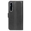 For Sony Xperia 1 V PU Leather Litchi Texture Phone Case Wallet Stand Flip Cover