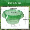5PCS Plastic Plant Protection Collars Lightweight Vegetable Protection Cover  Farm