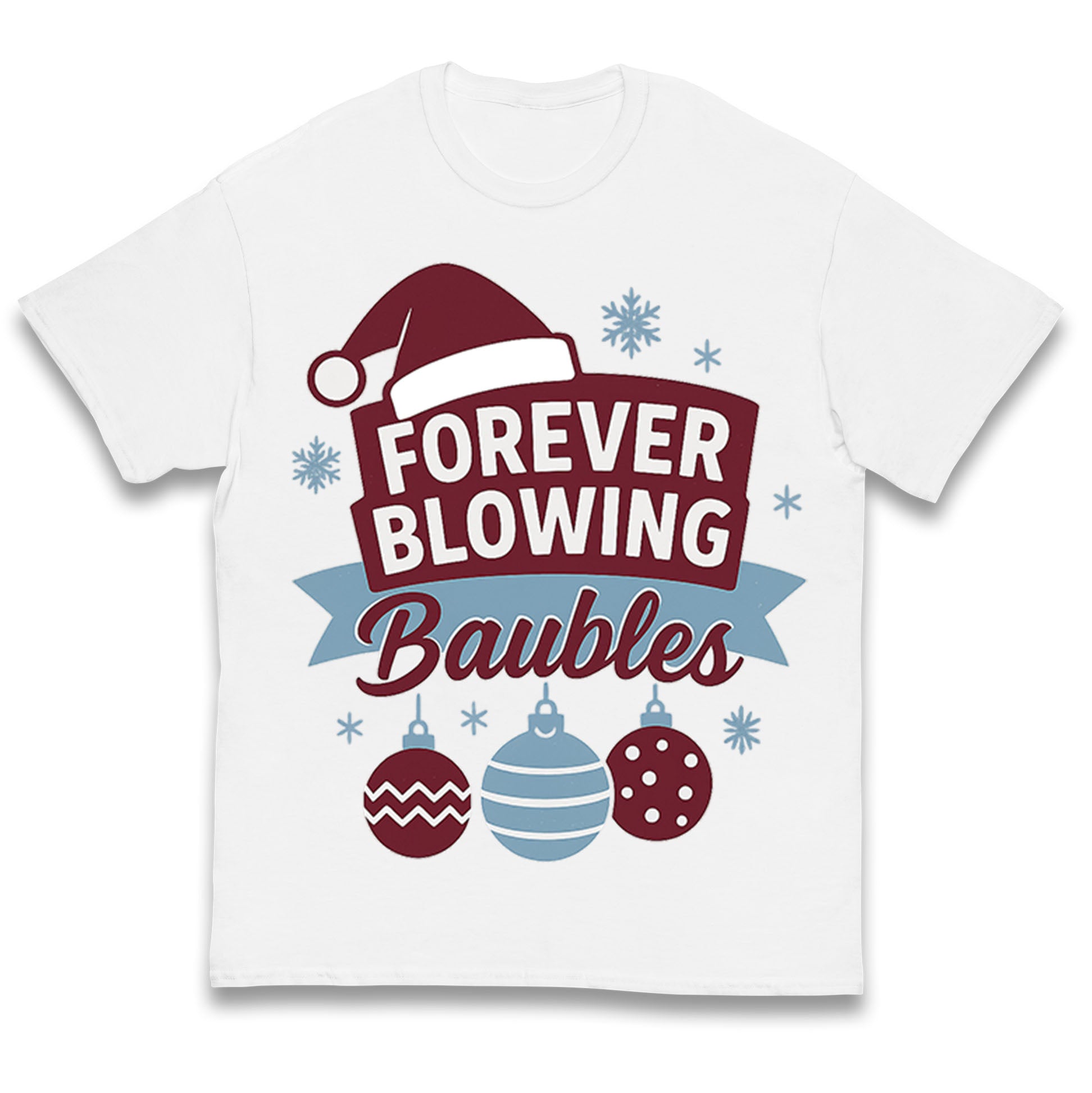 Forever Blowing Baubles West Ham Christmas Kids T Shirt 100