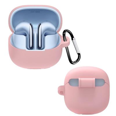 Soft Silicone Protective Case Cover Shockproof Headphone Accessories Protector With Hook Anti-Scratch Shell for Xiaomi Buds 5