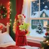 Christmas Plush Toy - Green-haired Christmas Tree 9.45-inch Stuffed Toy - With A Star On The Top  - Christmas Plush Toy