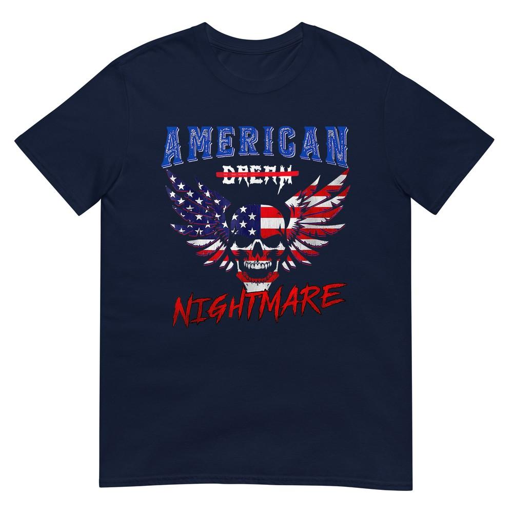 Nightmares Funny Outfits Vintage American Flag Dream Tshirt S
