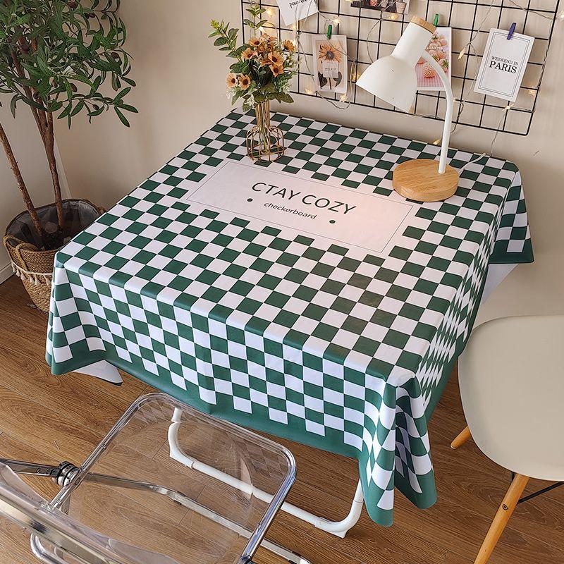 Tablecloth Waterproof, Oil-Proof And Scald-Resistant, Disposable Pvc High-End Sense Light Luxury Simple Table Cloth Coffee Table Cushion
