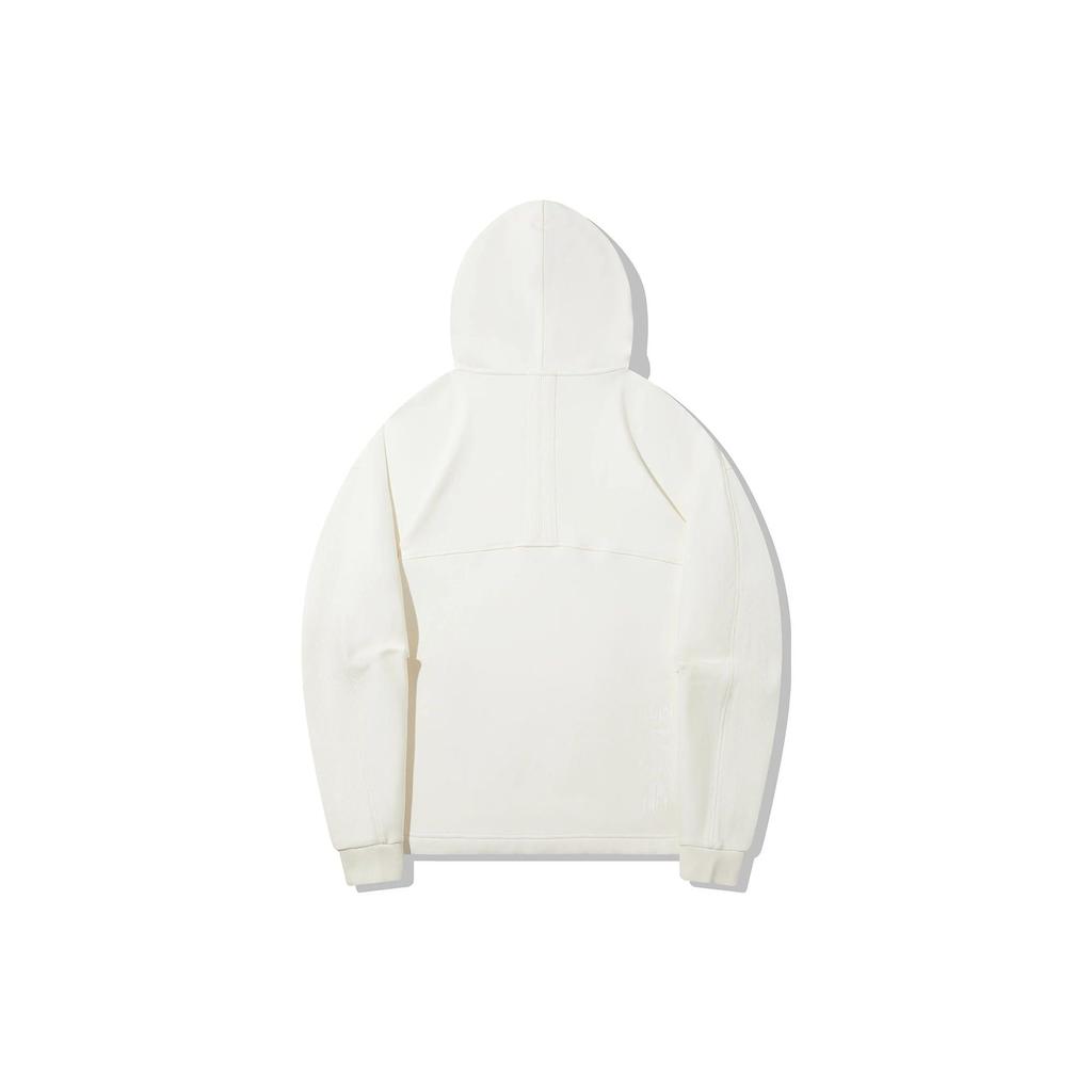 Li Ning Plain Pullover Hoodie Men Hoodies Off-White AWDT709-2