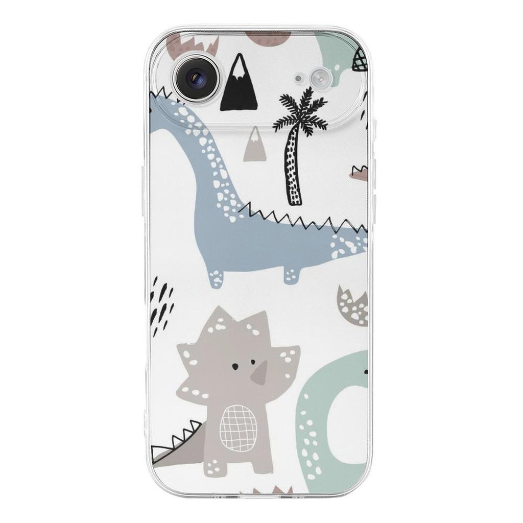 1 Pack For Iphone 17/17Air/17Pro/17ProMax Crystal TPU Slim Phone Case With Anti-Fingerprint Layer, Corner Shock Absorption